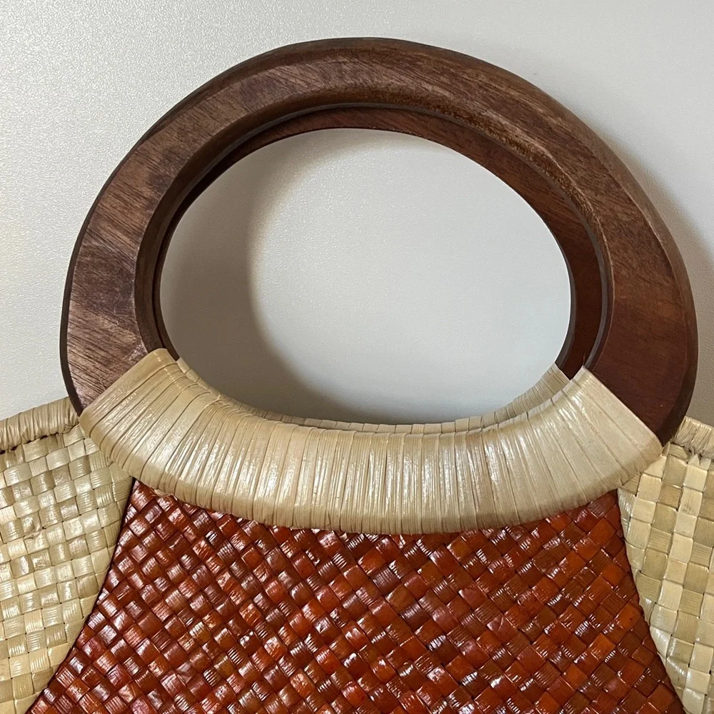 Woven tote bag/purse - Picture 4 of 7